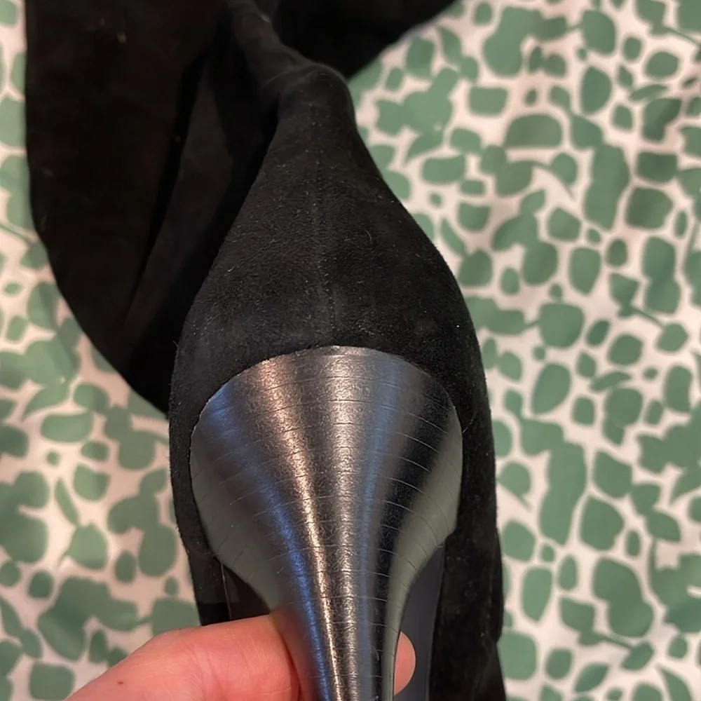 Sam Edelman Black Vesey Over the Knee Suede Boots
